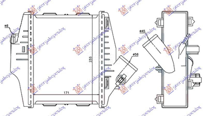 HLADNJAK INTERKULERA 0.8...