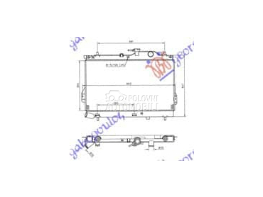 (NEMA) HLADNJAK MOTORA 1.5... za Hyundai Matrix od 2001. do 2008. god.