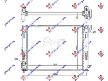 HLADNJAK MOTORA 1.0i 1.3... za Dacia Duster od 2010. do 2017. god.