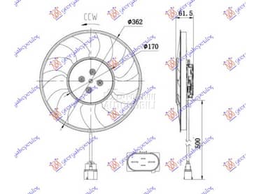 VENTILATOR 3.0 DIZEL - 4.0 ... za Audi A6 za 2018. god.