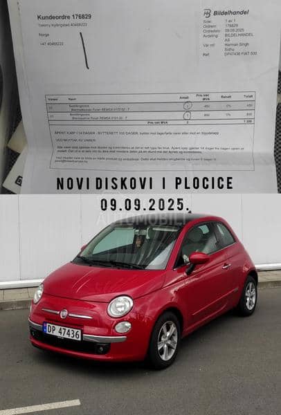 Fiat 500 Lounge/Pano/ORG.KM