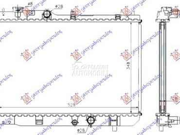 (NEMA) HLADNJAK MOTORA 2.0... za Mazda 323 od 1998. do 2003. god.
