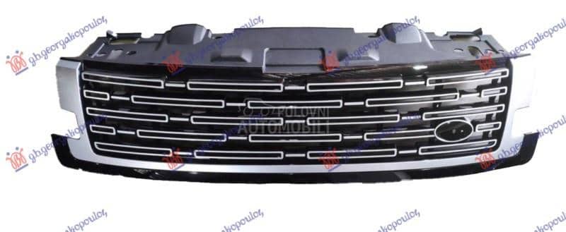 PVC MASKA CRNA SA SREBRNIM...