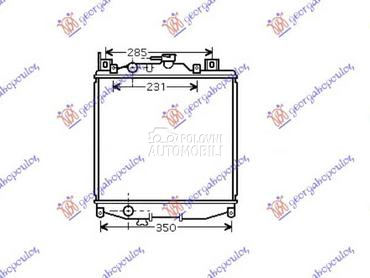 HLADNJAK MOTORA 1.0i 16V... za Suzuki Swift od 1993. do 1995. god.
