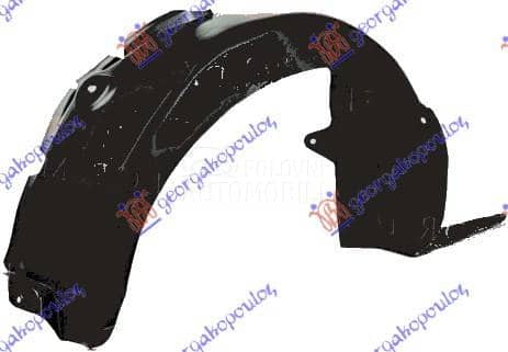 ZADNJE POTKRILO PLASTICNO Levo