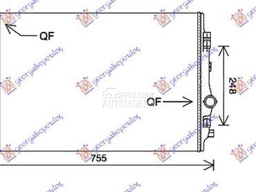 HLADNJAK MOTORA 2.0 TDi za Audi Q2 od 2016. do 2020. god.
