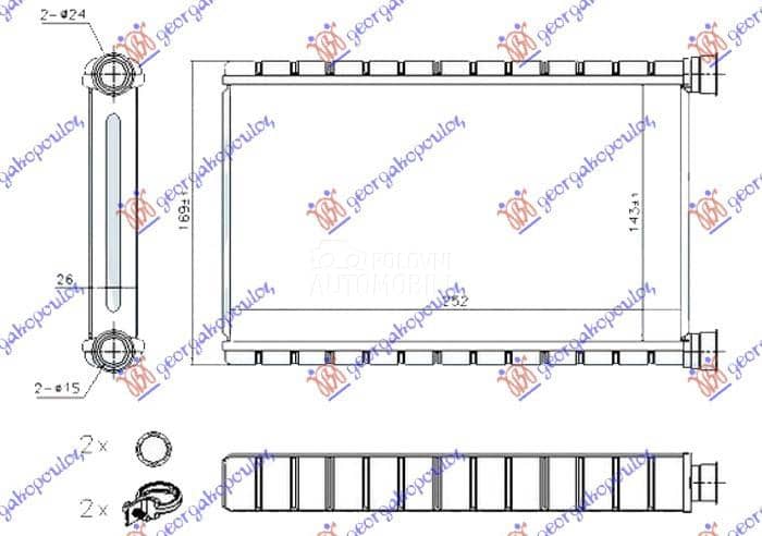 GREJAC KABINE (143x250x26)...