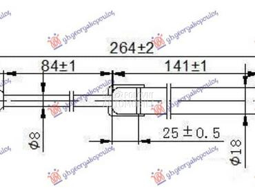 AMORTIZER HAUBE 355 njutna za Renault Scenic od 2012. do 2016. god.