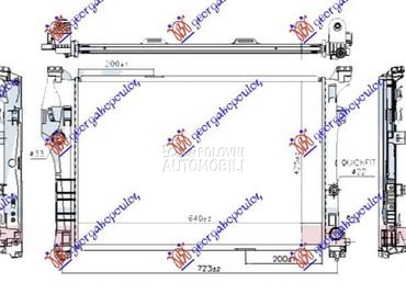 HLADNJAK MOTORA 2.0 AMG BENZIN za Mercedes Benz GLA Klasa od 2017. do 2020. god.