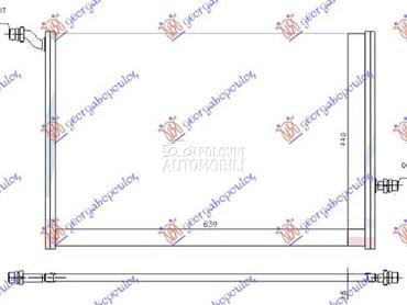 HLADNJAK MOTORA DODATNI... za Mercedes Benz C Klasa od 2015. do 2018. god.
