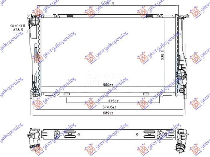 HLADNJAK MOTORA 3.0 (135i)...
