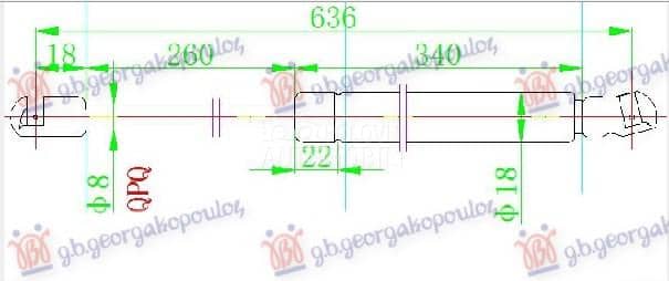AMORTIZER GEPEK VRATA 565...