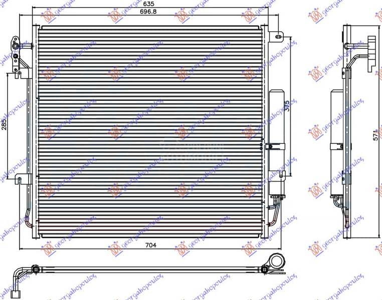 HLADNJAK KLIME 4.0 V6/4.4...