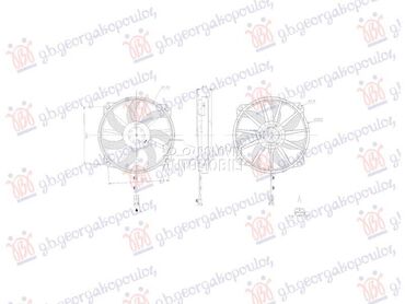 VENTILATOR BENZIN/DIZEL (2 ... za Citroen DS4 od 2011. do 2015. god.