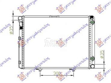 HLADNJAK MOTORA... za Mercedes Benz 190 od 1984. do 1993. god.
