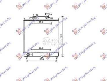 HLADNJAK MOTORA 1.1 CRDi... za Kia Picanto od 2004. do 2008. god.