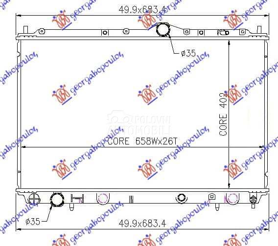 HLADNJAK MOTORA 1.9 TD...