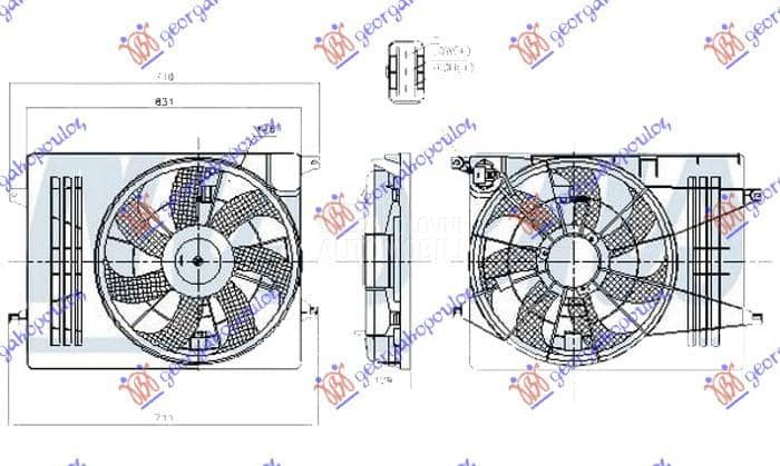 VENTILATOR KOMPLET...