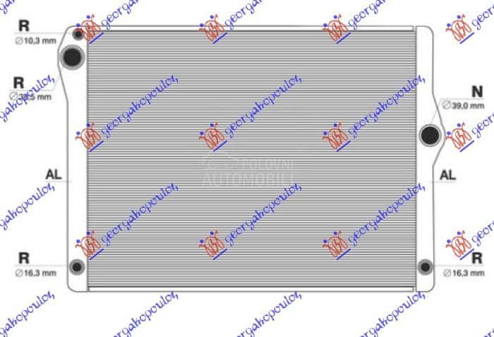 HLADNJAK MOTORA 3.0 BENZIN...