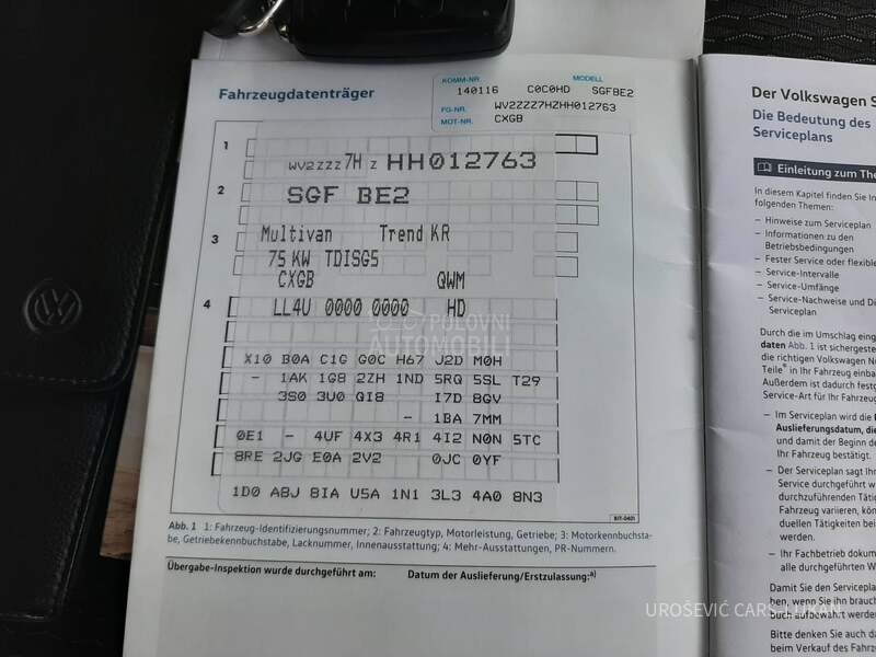 Volkswagen Transporter T6 MULTIVAN 7 Mesta CH