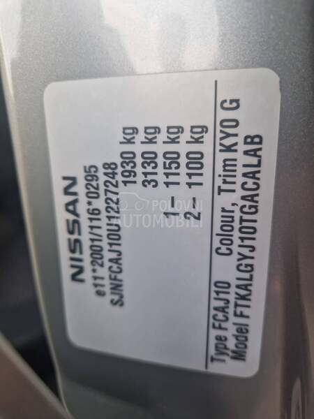 Nissan Qashqai 1.5DCI 78KV