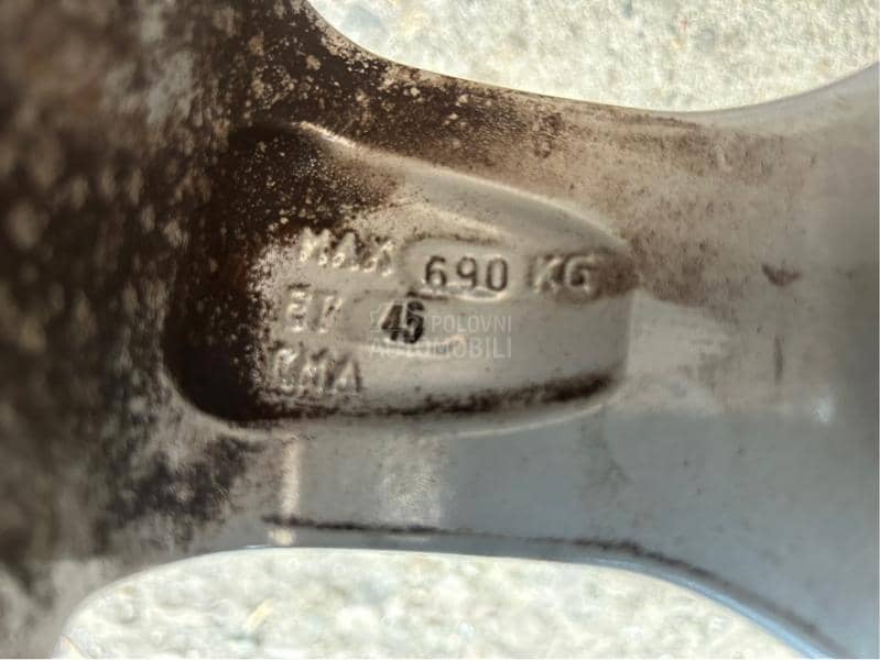 Aluminijumske felne Renault 16" 5 x 114.3