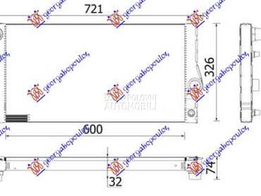 HLADNJAK MOTORA 3.0 BENZIN za BMW Serija 6 od 2015. do 2017. god.