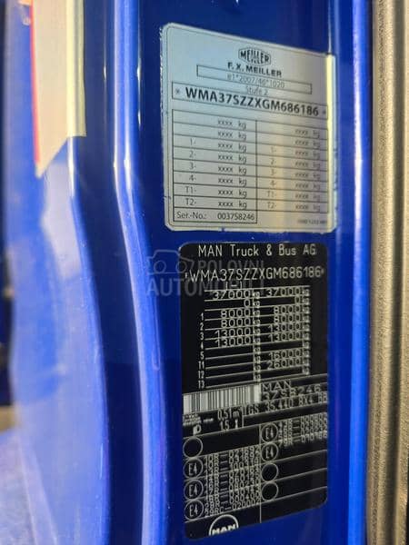 MAN TGS 35.440 Bordmatic kipa