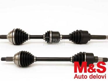 Poluosovine za Mazda 2 od 2007. do 2014. god.