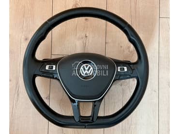 KOŽNI VOLAN F1 za Volkswagen Passat B8, Sharan, Tiguan ... od 2015. do 2020. god.