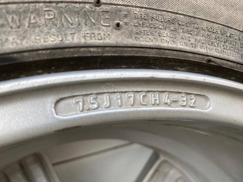 Aluminijumske felne Peugeot Citroen 17" 4 x 108
