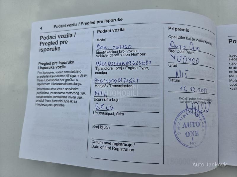 Opel Combo N 1  120  000 k m