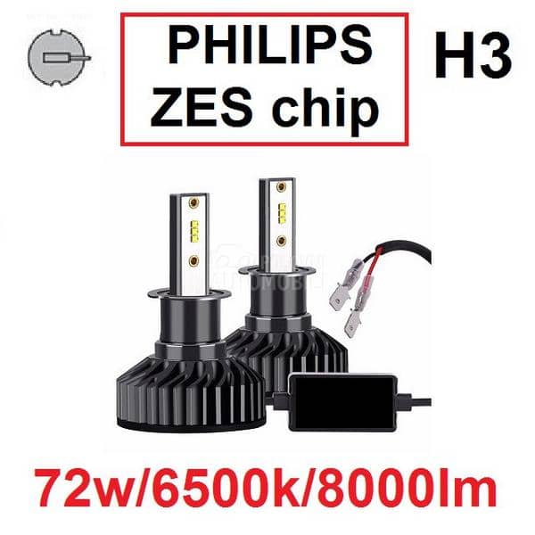 Led Sijalice H3 SET PHI ZES chip