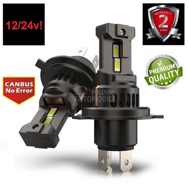 Led Sijalice H4 SET CSP chip 12/24V
