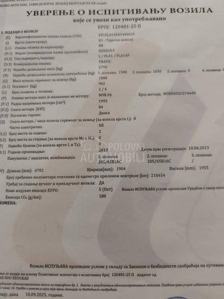 Renault Trafic 2.0 dCi Eco