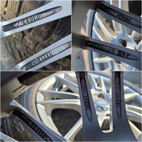 Aluminijumske felne  16" 5 x 108