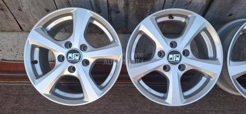 Aluminijumske felne msw o z 15" 5 x 110