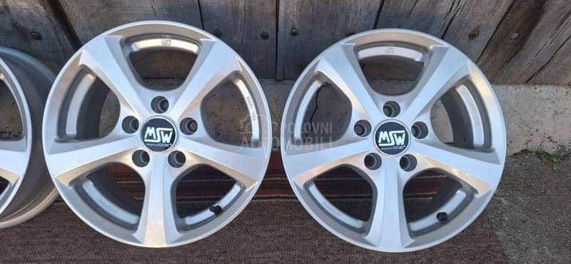 Aluminijumske felne msw o z 15" 5 x 110