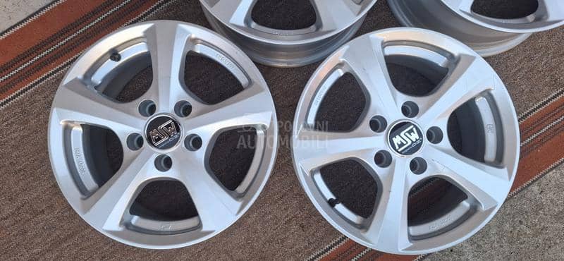 Aluminijumske felne msw o z 15" 5 x 110