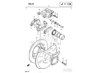 Set Za Reparaciju Klesta za Suzuki SJ Samurai od 1979. do 2004. god.