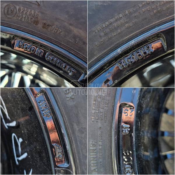 Aluminijumske felne  16" 4 x 108