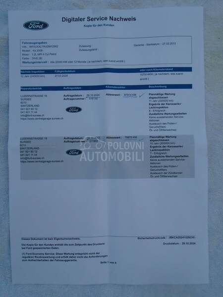 Ford Ka 1.2 ful NOVO NOVO