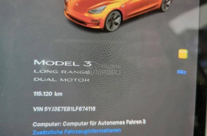 Tesla Model 3 75Kv/LongRange/AWD
