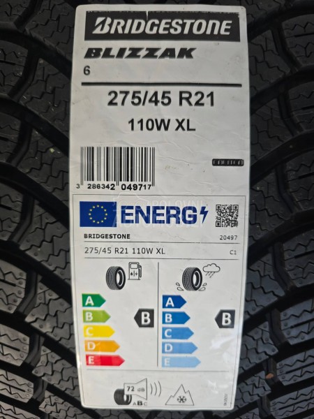 Bridgestone 275/45 R21 Zimska