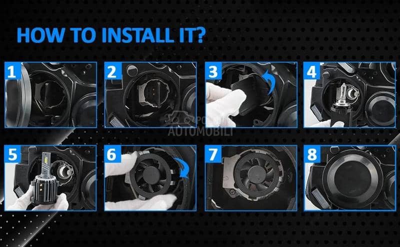 Led Sijalice Set TIPSKE H7 Can