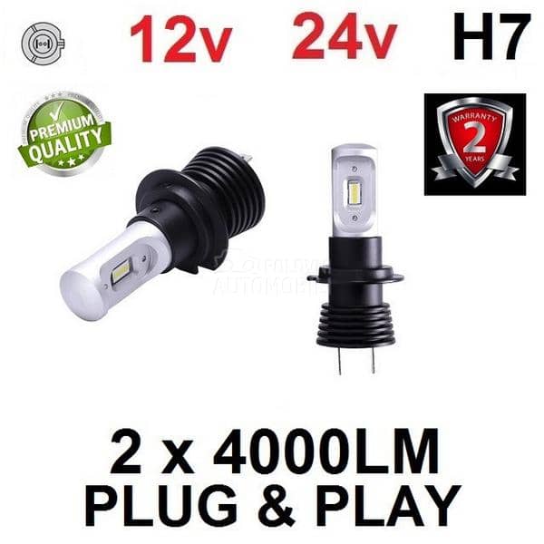 Led Sijalice H7 SET ZES chip Atom serija