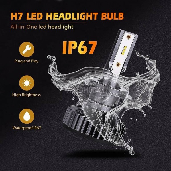 Led Sijalice H7 SET PHI ZES chip