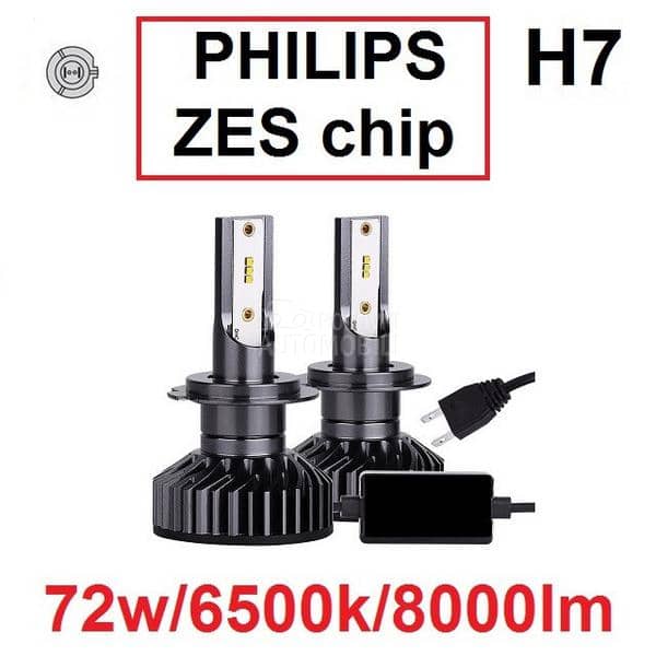 Led Sijalice H7 SET PHI ZES chip