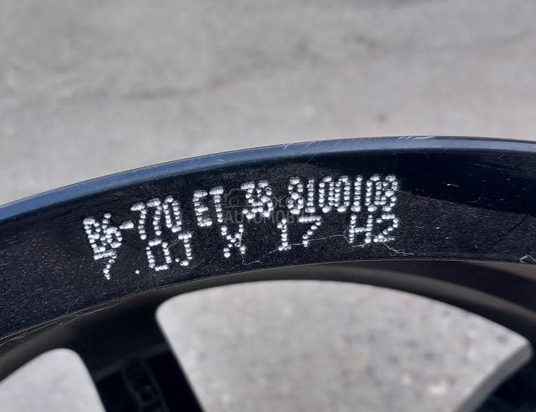 Aluminijumske felne 4 x 100 17 17" 4 x 100