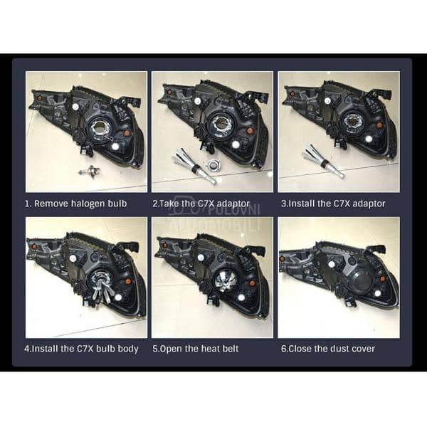 Led Sijalice H8 SET Philips ZES chip CanBus